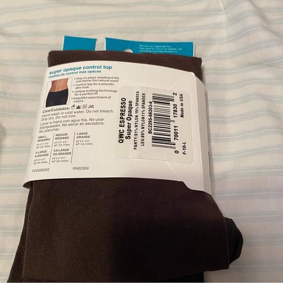 Super opaque control top brown tights - Picture 2 of 2